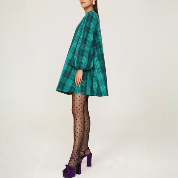 Kate Spade Pine Grove Greenhouse Plaid Ella Dress - Picture 1 of 13